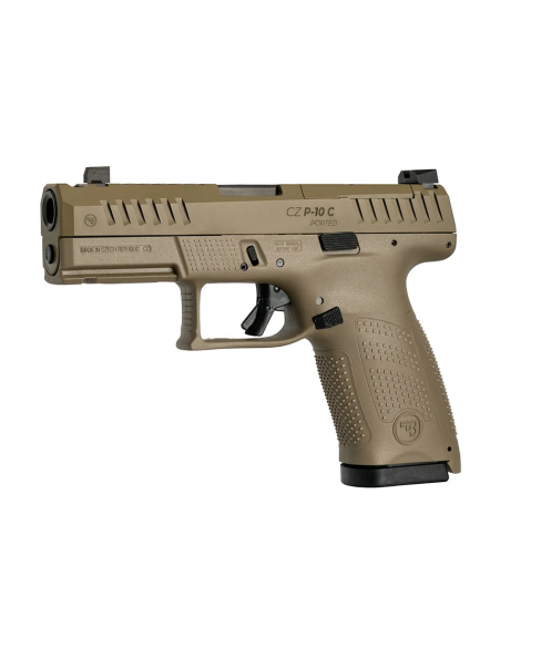 CZ P-10 C OR Ported 9x19 FDE