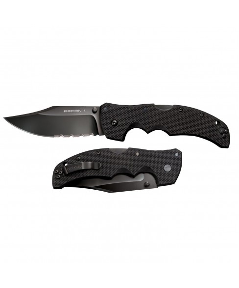 Cold Steel Recon 1 Clip Point Half Serr.